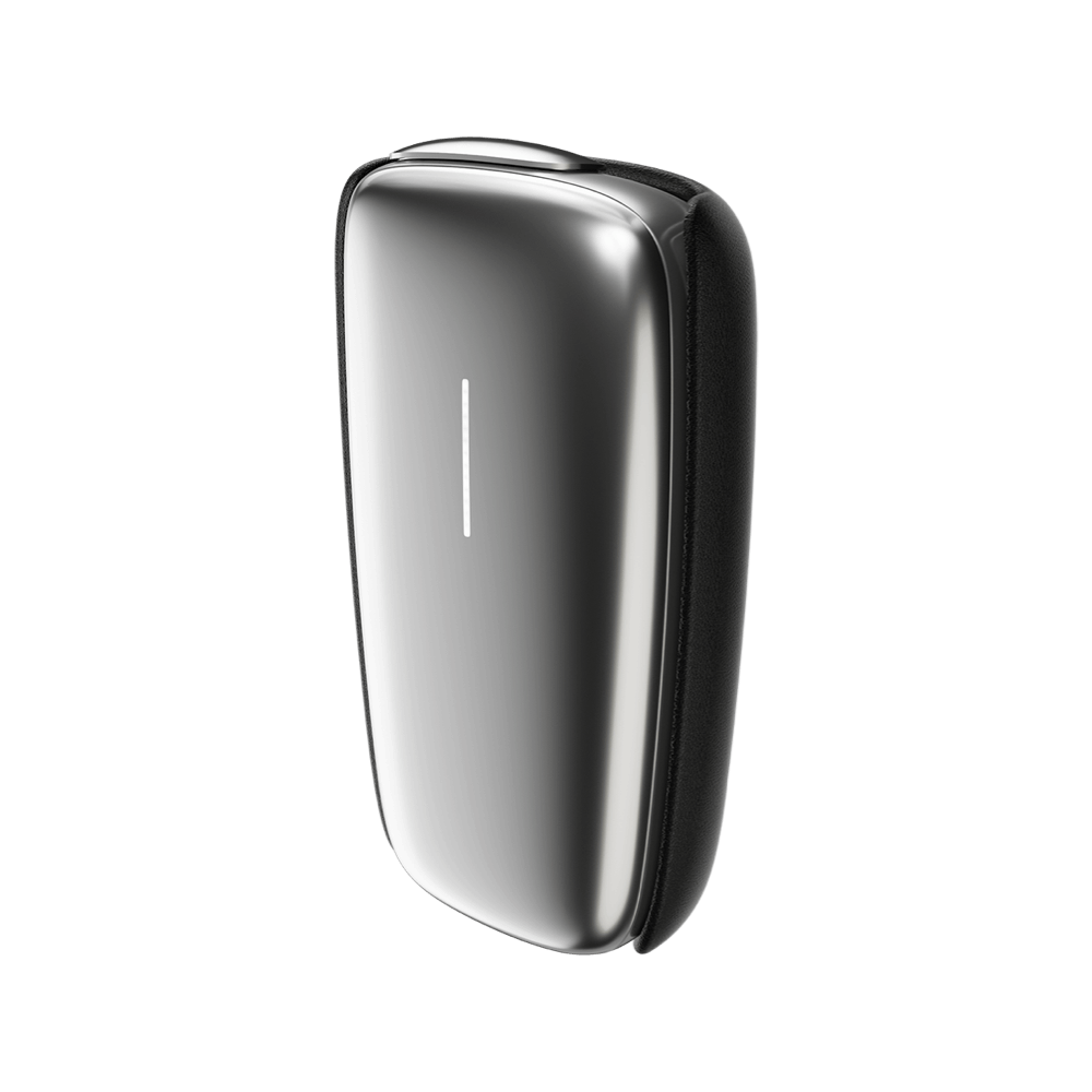 플룸 X 어드밴스드 레더 백 커버 블랙 개봉 측면 사진