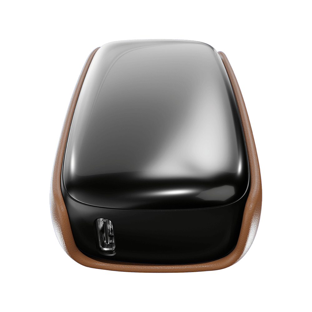 플룸 X 어드밴스드 레더 백 커버 브라운 추가 사진