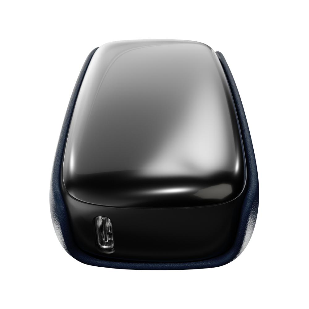 플룸 X 어드밴스드 레더 백 커버 네이비 블루 추가 각도