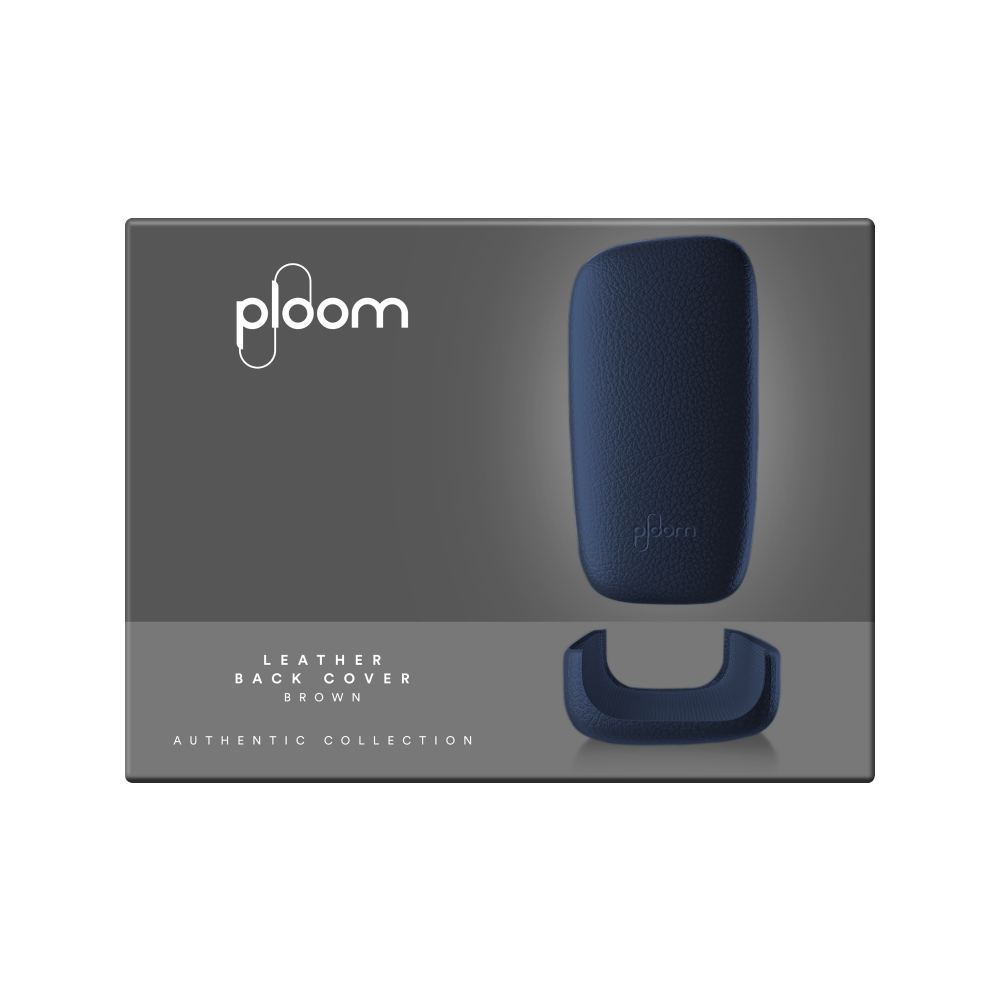 플룸 X 어드밴스드 레더 백 커버 네이비 블루 패키징